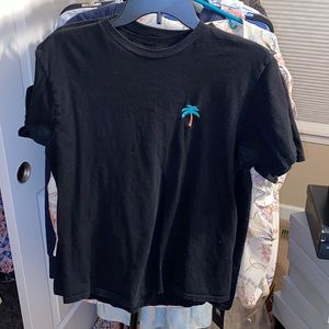 Palm tree embroidery shirt size small